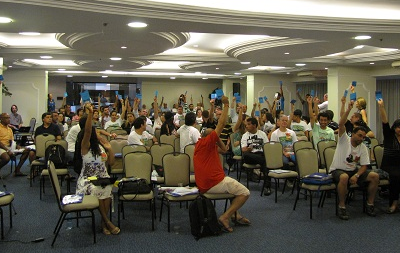 Plenária Nacional, realizada no Hotel San Marco, em Brasília.